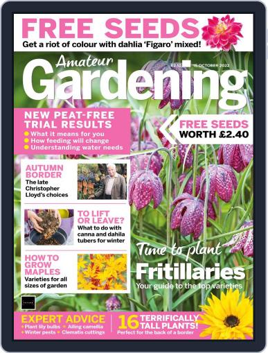 Amateur Gardening October 15th, 2022 Digital Back Issue Cover