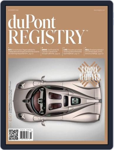 duPont REGISTRY November 1st, 2022 Digital Back Issue Cover