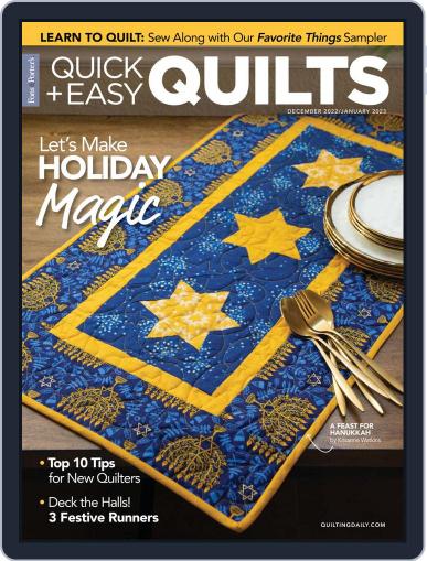 Quick+Easy Quilts December 1st, 2022 Digital Back Issue Cover