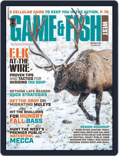Game & Fish West November 1st, 2022 Digital Back Issue Cover