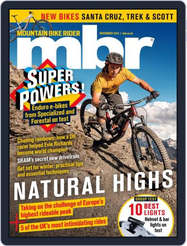Mountain Bike Rider November 1st, 2022 Digital Back Issue Cover