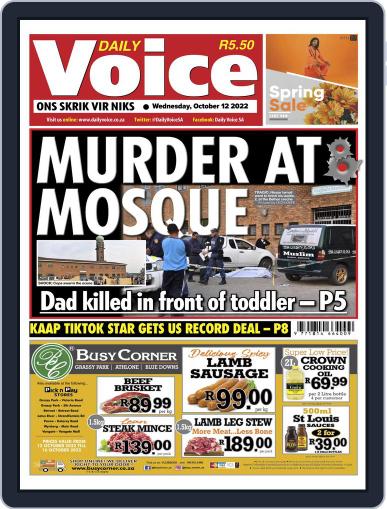Daily Voice October 12th, 2022 Digital Back Issue Cover