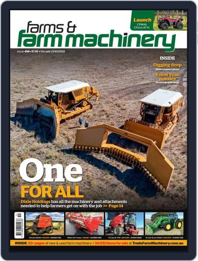 Farms and Farm Machinery October 13th, 2022 Digital Back Issue Cover