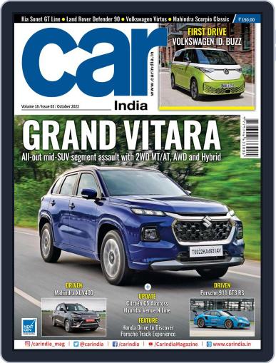 Car India October 1st, 2022 Digital Back Issue Cover