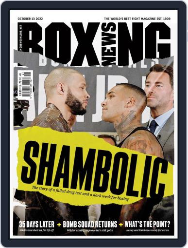 Boxing News October 13th, 2022 Digital Back Issue Cover