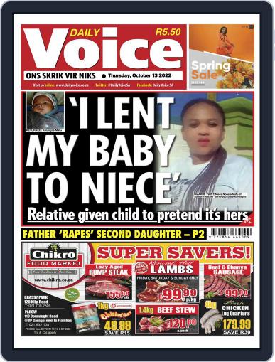 Daily Voice October 13th, 2022 Digital Back Issue Cover