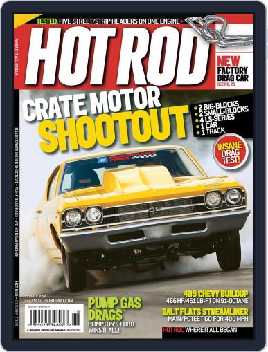 Hot Rod October 1st, 2008 Digital Back Issue Cover