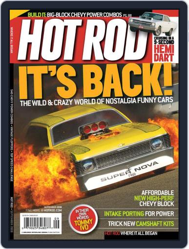 Hot Rod September 1st, 2008 Digital Back Issue Cover