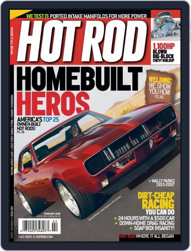 Hot Rod February 1st, 2008 Digital Back Issue Cover