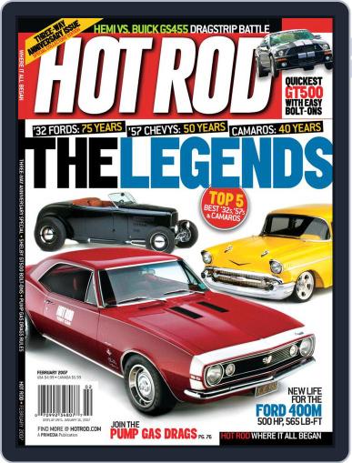Hot Rod February 1st, 2007 Digital Back Issue Cover