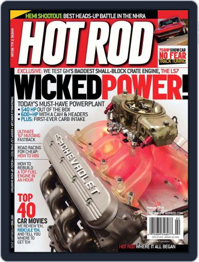 Hot Rod February 1st, 2006 Digital Back Issue Cover