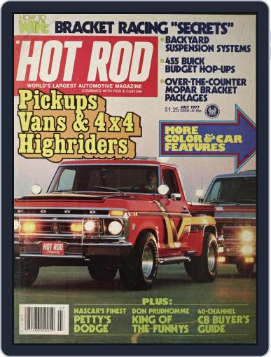 Hot Rod July 1st, 1977 Digital Back Issue Cover