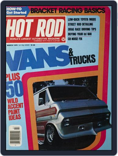 Hot Rod March 1st, 1976 Digital Back Issue Cover