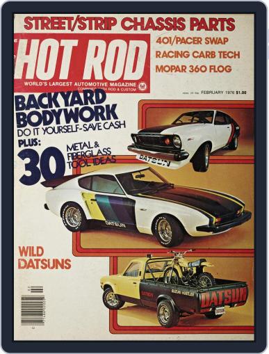 Hot Rod February 1st, 1976 Digital Back Issue Cover
