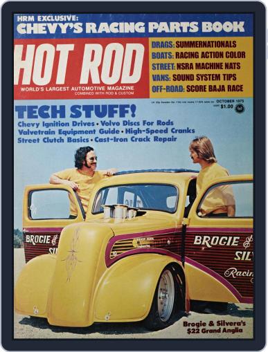 Hot Rod October 1st, 1975 Digital Back Issue Cover