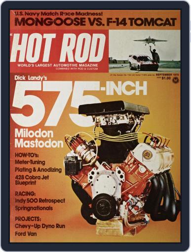 Hot Rod September 1st, 1975 Digital Back Issue Cover