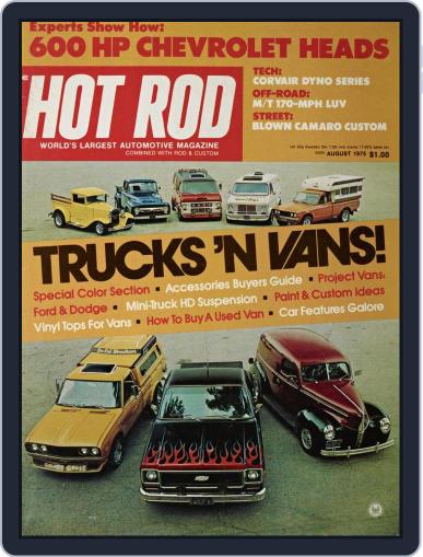 Hot Rod August 1st, 1975 Digital Back Issue Cover