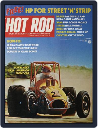 Hot Rod June 1st, 1975 Digital Back Issue Cover