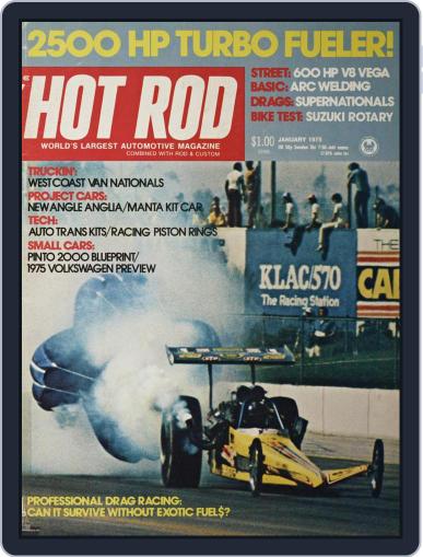 Hot Rod January 1st, 1975 Digital Back Issue Cover