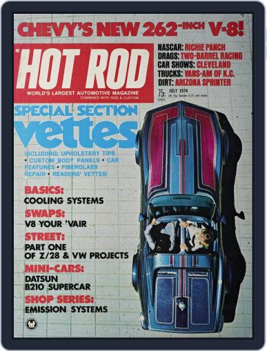 Hot Rod July 1st, 1974 Digital Back Issue Cover