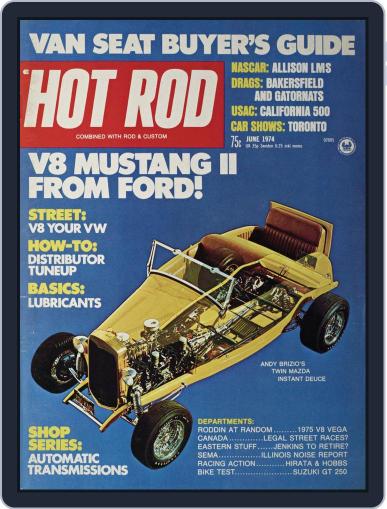 Hot Rod June 1st, 1974 Digital Back Issue Cover