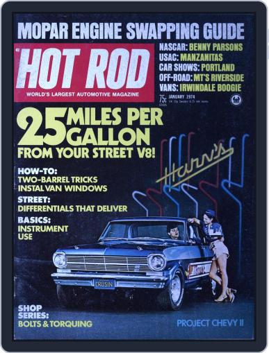 Hot Rod January 1st, 1974 Digital Back Issue Cover