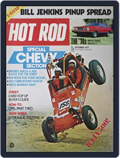 Hot Rod September 1st, 1973 Digital Back Issue Cover