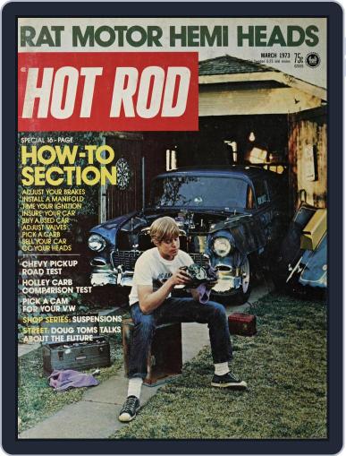 Hot Rod March 1st, 1973 Digital Back Issue Cover