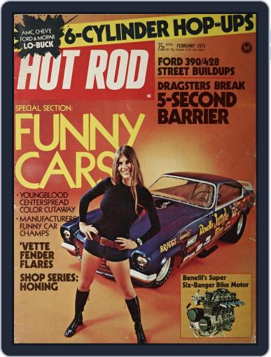 Hot Rod February 1st, 1973 Digital Back Issue Cover