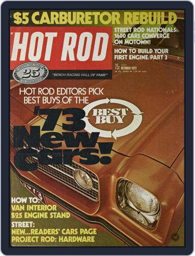 Hot Rod October 1st, 1972 Digital Back Issue Cover