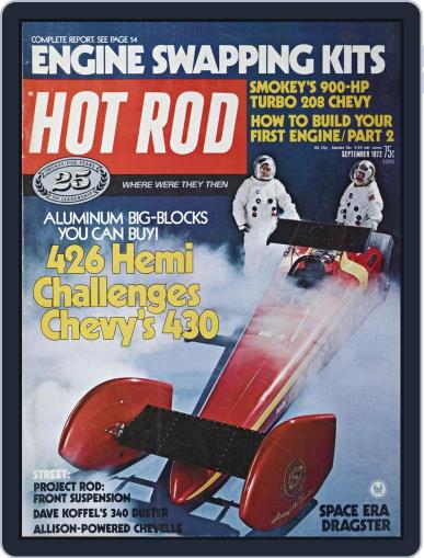 Hot Rod September 1st, 1972 Digital Back Issue Cover