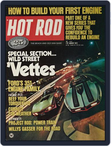 Hot Rod August 1st, 1972 Digital Back Issue Cover