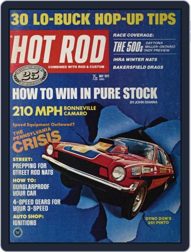 Hot Rod May 1st, 1972 Digital Back Issue Cover