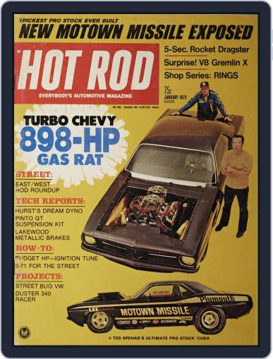 Hot Rod January 1st, 1972 Digital Back Issue Cover