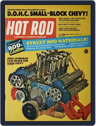 Hot Rod August 1st, 1971 Digital Back Issue Cover