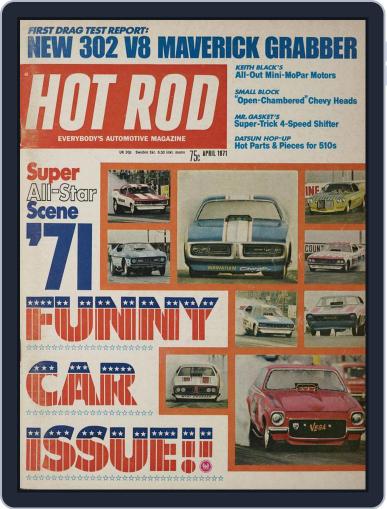 Hot Rod April 1st, 1971 Digital Back Issue Cover