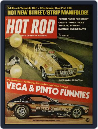 Hot Rod March 1st, 1971 Digital Back Issue Cover