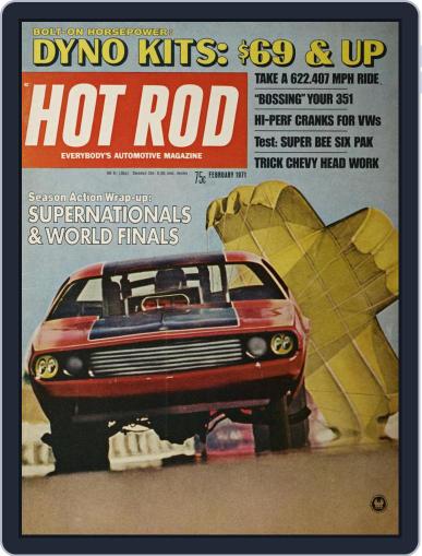 Hot Rod February 1st, 1971 Digital Back Issue Cover