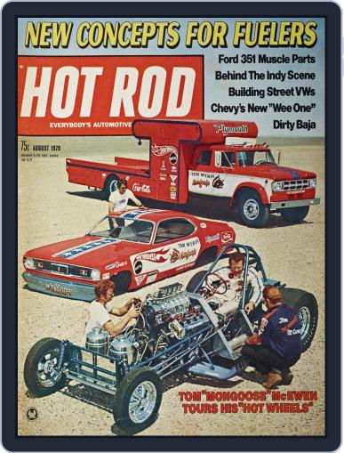 Hot Rod August 1st, 1970 Digital Back Issue Cover