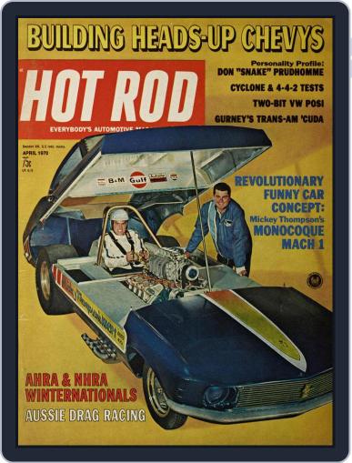 Hot Rod April 1st, 1970 Digital Back Issue Cover