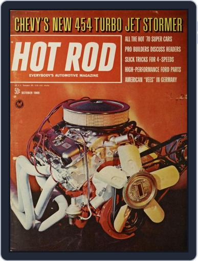 Hot Rod October 1st, 1969 Digital Back Issue Cover