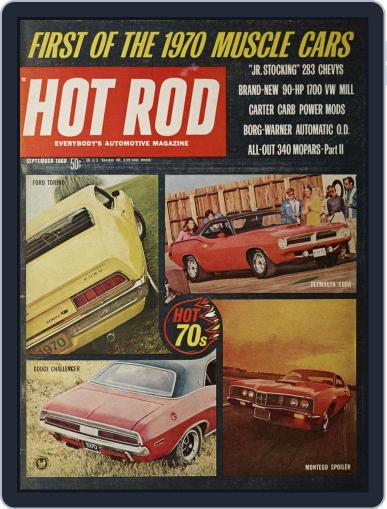Hot Rod September 1st, 1969 Digital Back Issue Cover