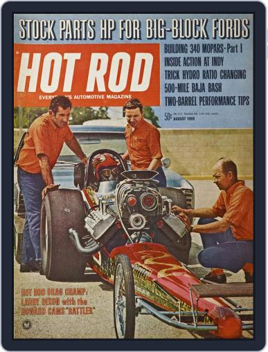 Hot Rod August 1st, 1969 Digital Back Issue Cover