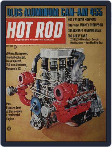 Hot Rod July 1st, 1969 Digital Back Issue Cover