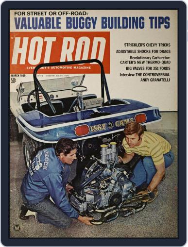 Hot Rod March 1st, 1969 Digital Back Issue Cover