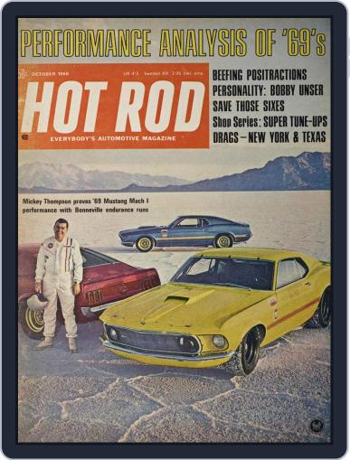 Hot Rod October 1st, 1968 Digital Back Issue Cover