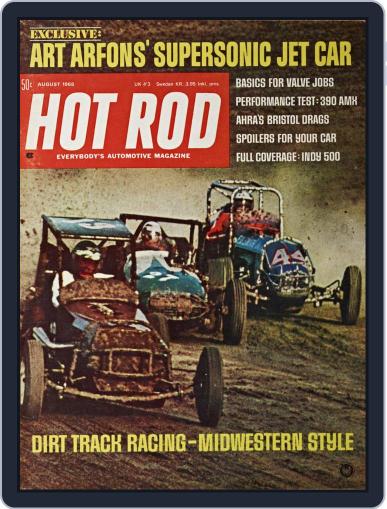 Hot Rod August 1st, 1968 Digital Back Issue Cover