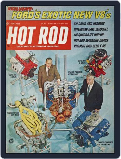 Hot Rod June 1st, 1968 Digital Back Issue Cover