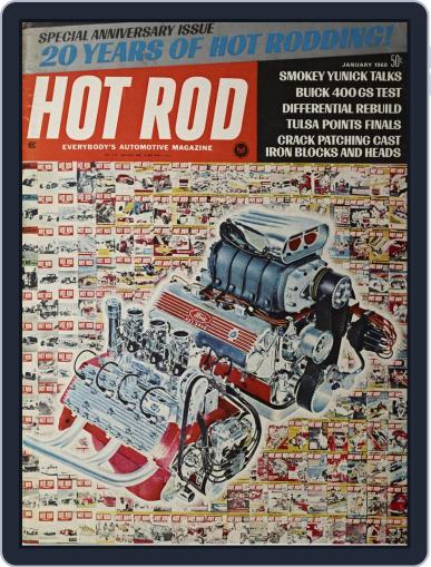 Hot Rod January 1st, 1968 Digital Back Issue Cover
