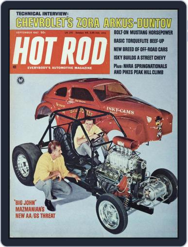Hot Rod September 1st, 1967 Digital Back Issue Cover